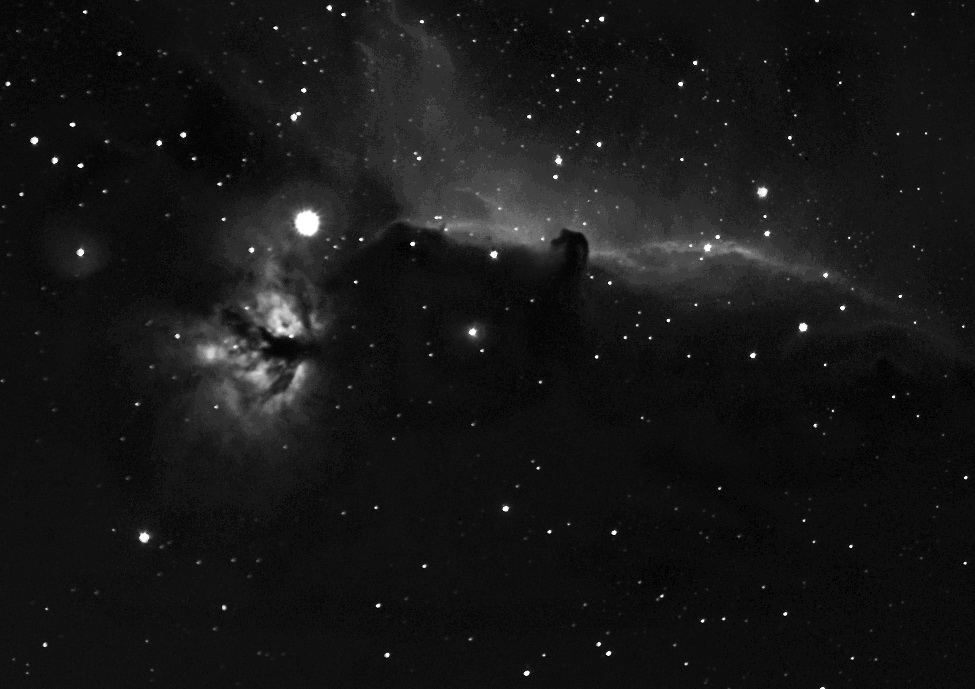 NGC 2024 Nébuleuse diffuse de la Flamme et B33 (Tête de cheval)