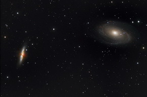 M82 et M81 (à droite), 30.11.2010, Frédéric Lambert
